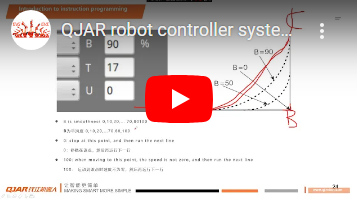 Обучение работе с системой управления роботом QJAR 04